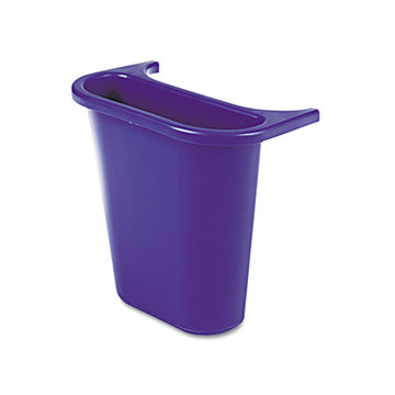 Rubbermaid® Commercial Wastebasket Recycling Side Bin, Attaches Inside Or Outside, 4.75 Qt, Blue freeshipping - TVN Wholesale